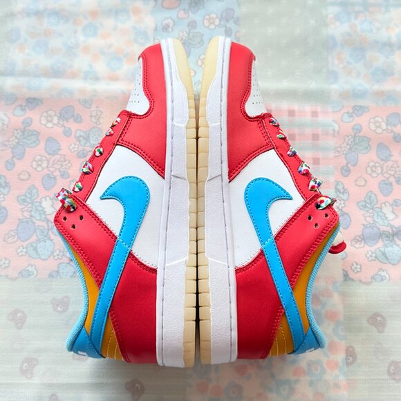 Nike X Lebron James Dunk Low Fruity Pebbles Sneakers - Picture 4 of 10